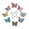 Diamond Painting Untersetzer - Schmetterling | 8 Stück