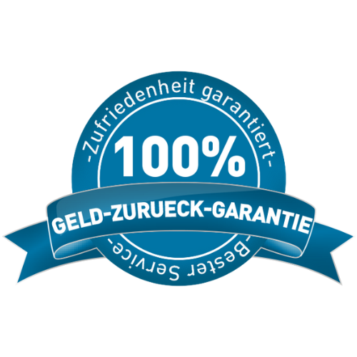 100 % GELD-ZURÜCK-GARANTIE