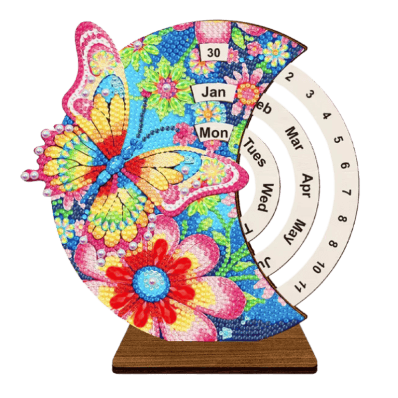 Diamond Painting Kalender DIY Set - Rotierender Mondkalender Zum Basteln