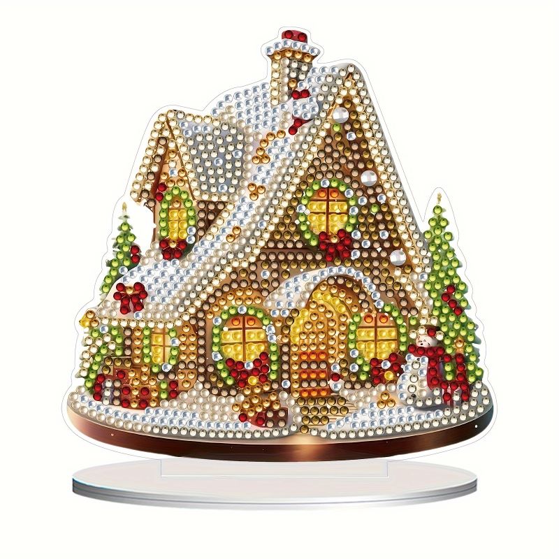 DIY Diamantmalerei Weihnachtsdekoration - Tischdeko Zum Selbermachen Mit Runden & Speziellen Diamanten