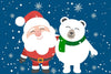 Weihnachtsmann & Eisbär