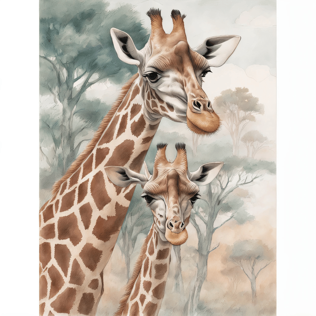 Diamond Painting - Giraffe