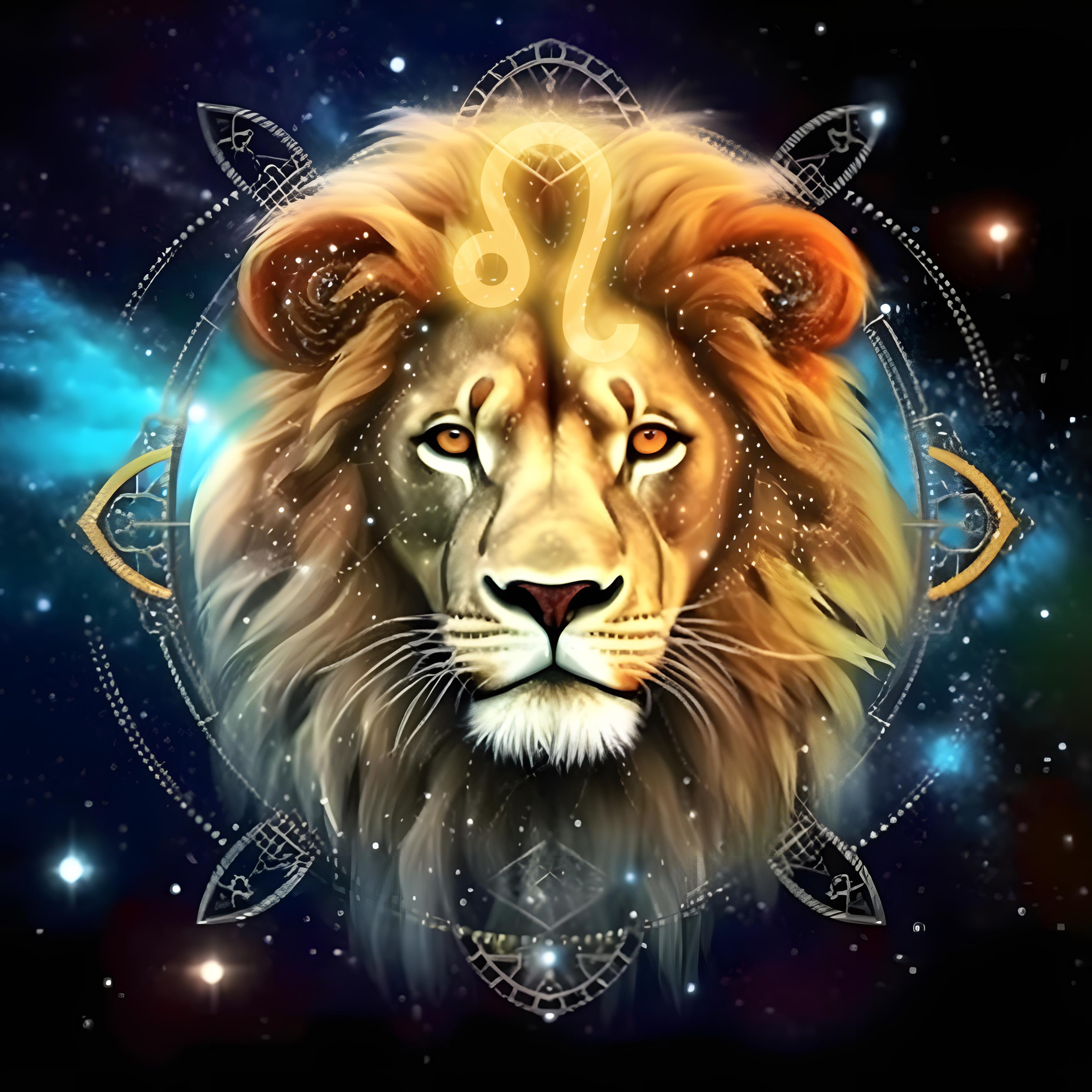 Diamond Painting - Mächtiger Löwe