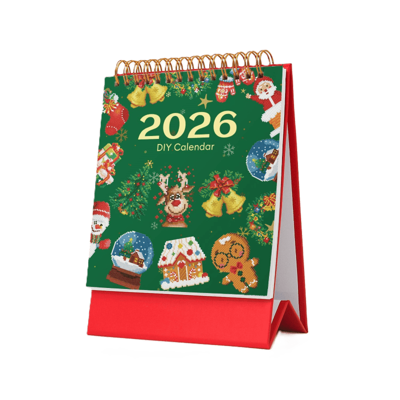 2026 Diamond Painting Tischkalender – Weihnachts-Edition