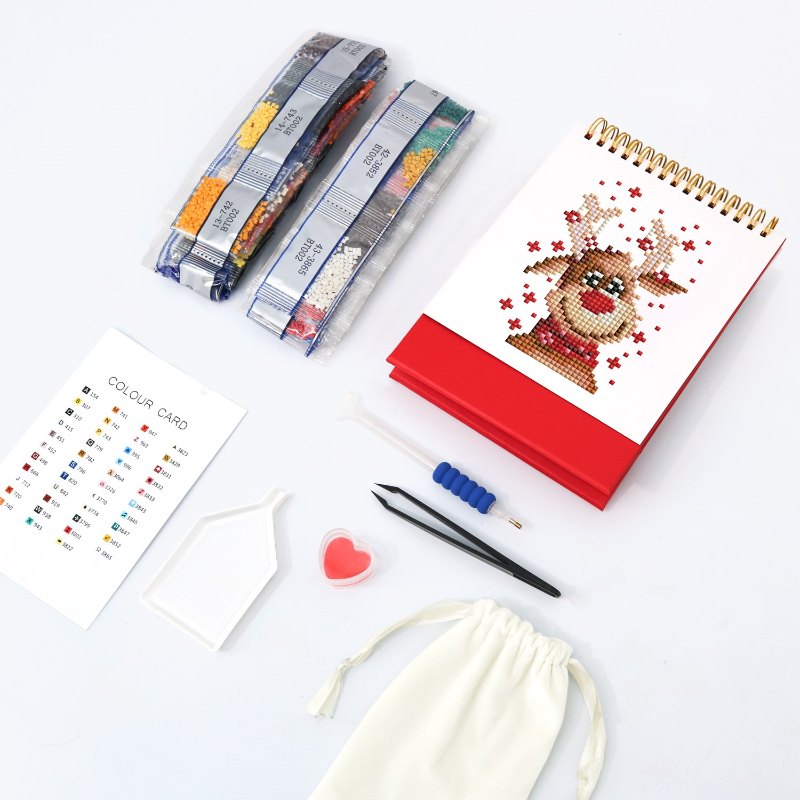 2026 Diamond Painting Tischkalender – Weihnachts-Edition