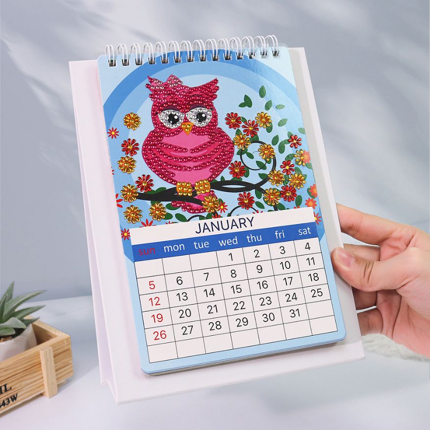 Diamond Painting Tischkalender 2026 - DIY Adventskalender Mit Diamant Malerei Set