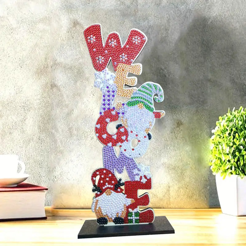 Diamond Painting Weihnachtsornament – Welcome