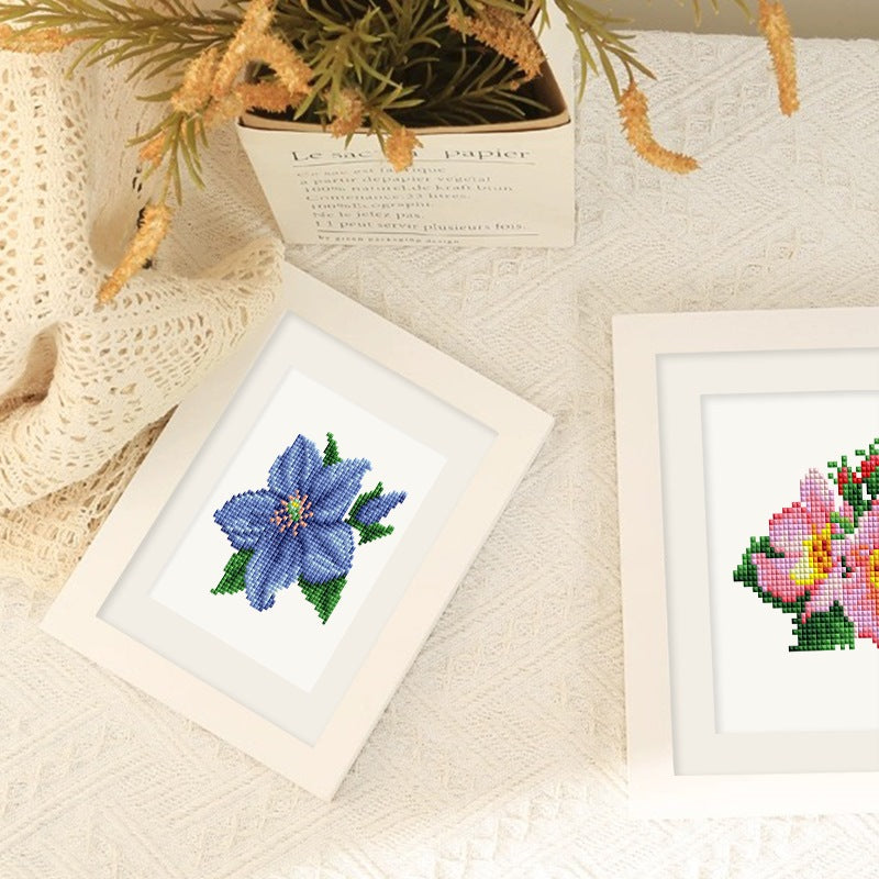 12 Mini Diamond Paintings | Blumen-Set 2.0