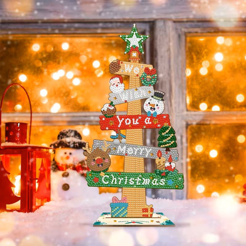 Diamond Painting Ornament – Merry Christmas