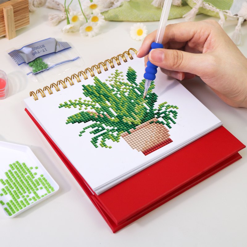 2026 Diamond Painting Tischkalender – Pflanzen-Edition