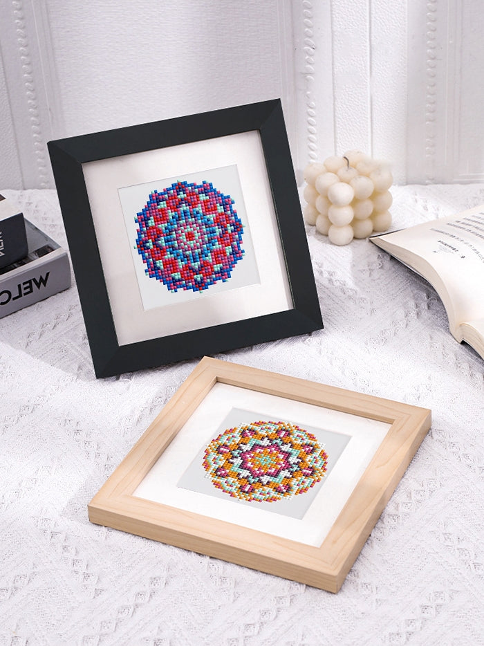 12 Mini Diamond Paintings | Mandala-Set