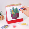 2026 Diamond Painting Tischkalender – Pflanzen-Edition