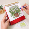 2026 Diamond Painting Tischkalender – Pflanzen-Edition
