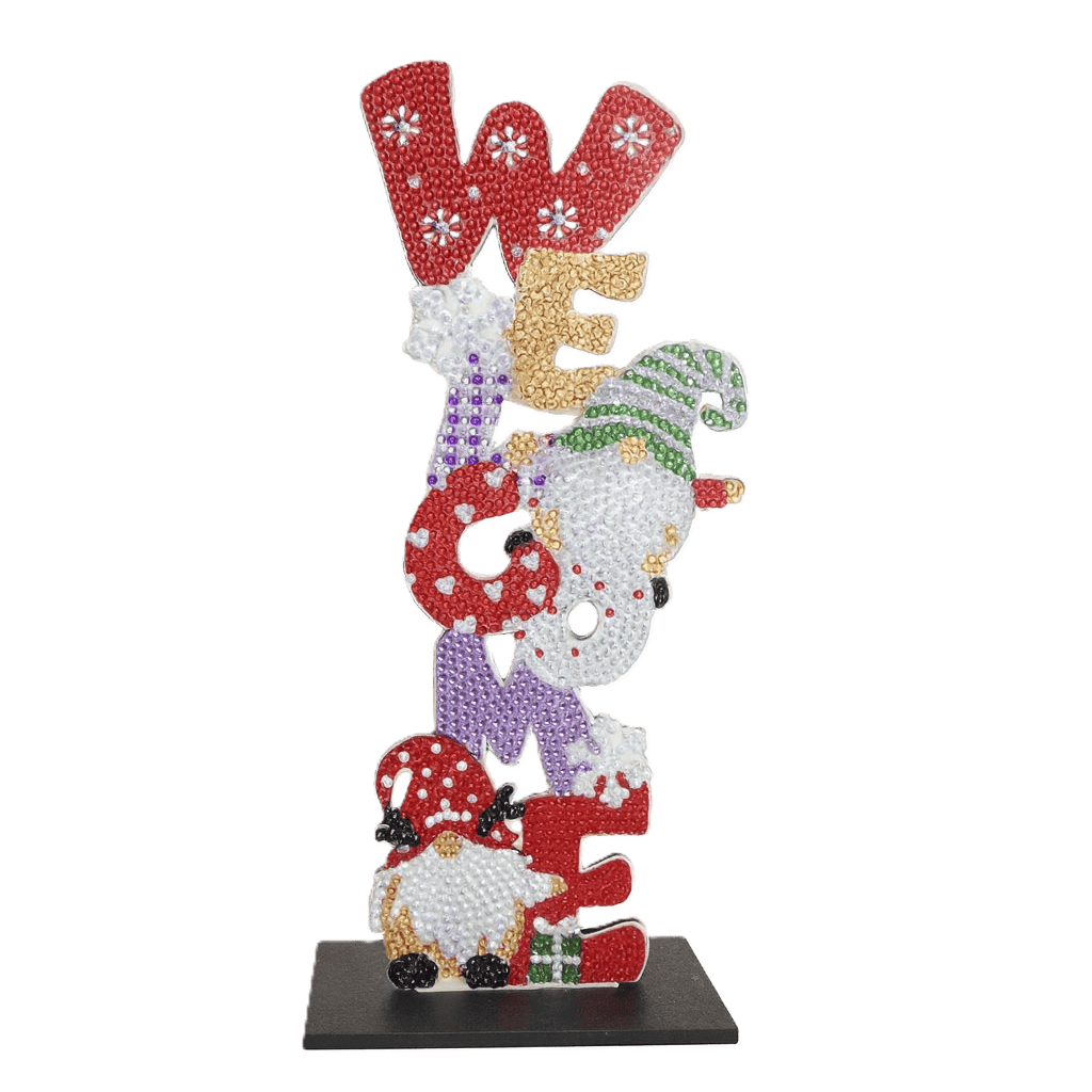 Diamond Painting Weihnachtsornament – Welcome