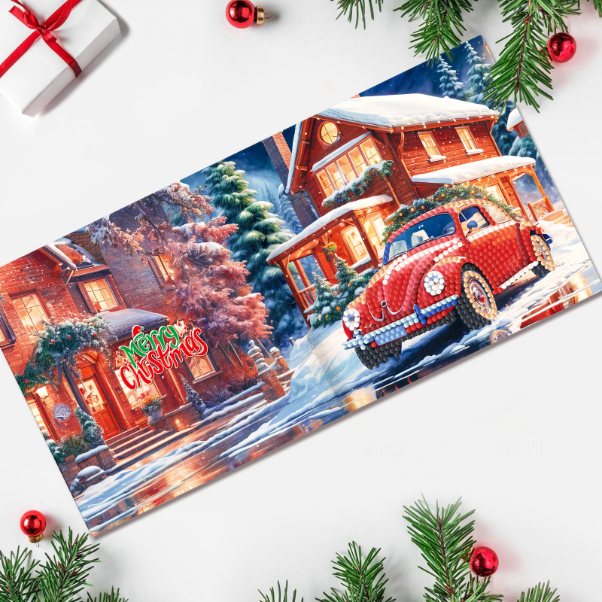 12 Weihnachtskarten – Weihnachtszauber-Set