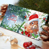 12 Weihnachtskarten – Weihnachts-Eichhörnchen-Set