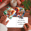 12 Weihnachtskarten – Weihnachts-Eichhörnchen-Set