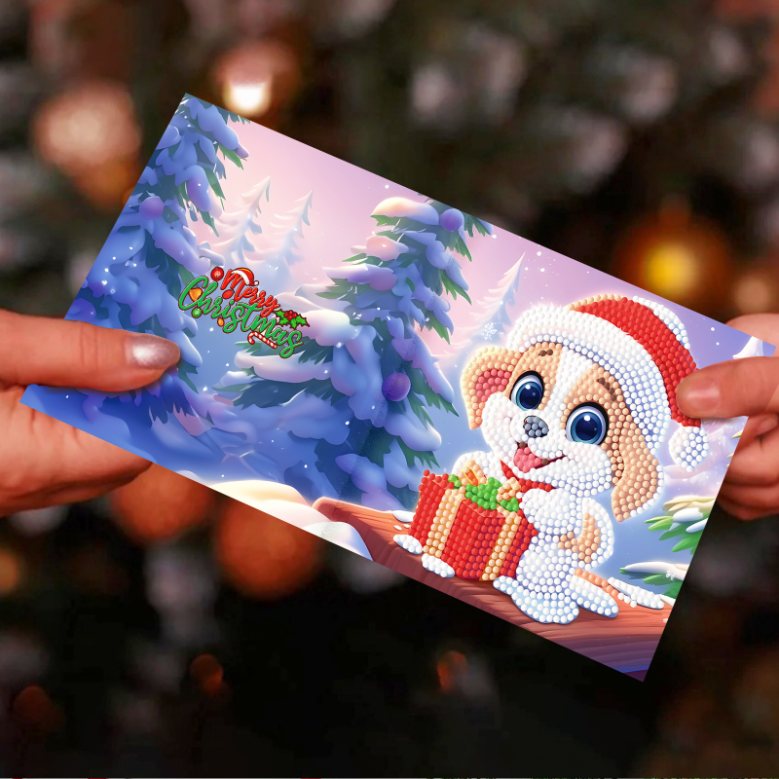 12 Weihnachtskarten –  Niedliche Weihnachten-Set