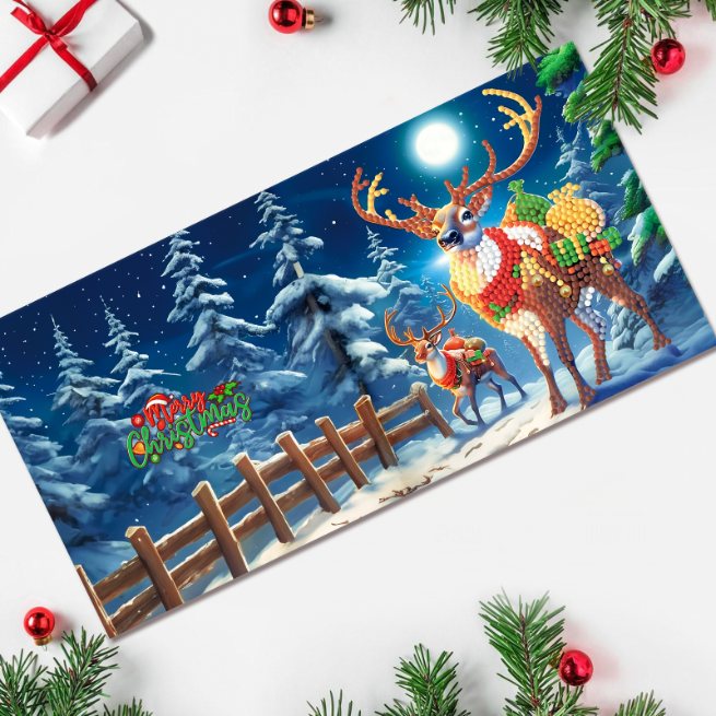 12 Weihnachtskarten –  Niedliche Weihnachten-Set