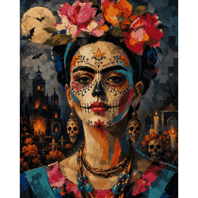 Día de Muertos Frida | Diamond Painting