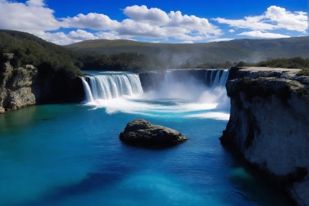 Wasserfall Blaues Wasser