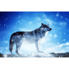 Diamond Painting - Wolf im Schnee