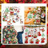Weihnachtliche Schlüsselanhänger – 12 Stück