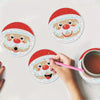 Diamond Painting Weihnachtsuntersetzer | 4 Stück