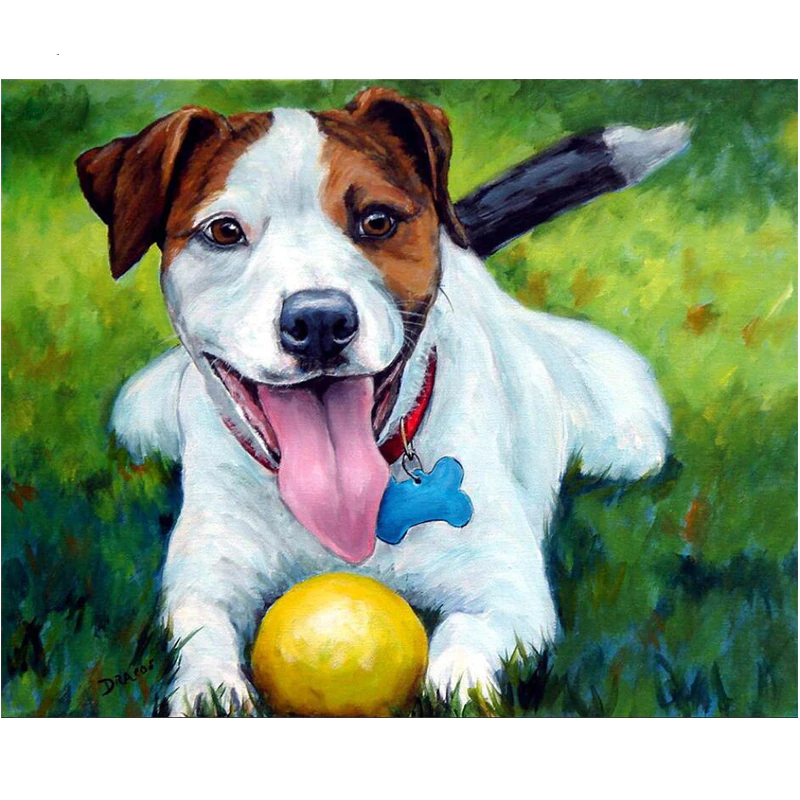 Jack Russell - Diamond Painting Welt 