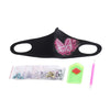 DIY-Maske Schmetterling Rosa