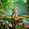 Tigerjunge - Diamond Painting Welt 