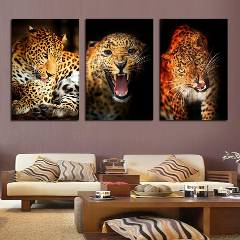 Leopard | 3 Panels - Diamond Painting Welt 