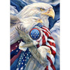 Adler - Amerikanische Flagge - Diamond Painting Welt 