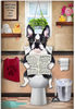 Französische Bulldogge Auf Toilette - Diamond Painting Welt Deutschland