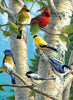 Laden Sie das Bild in den Galerie-Viewer, Farbige Vögel im Baum