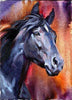 Laden Sie das Bild in den Galerie-Viewer, Kunstvolles Pferde Portrait