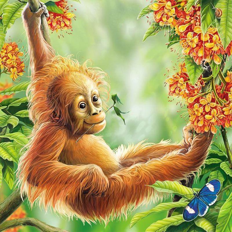 Orang-Utan - Diamond Painting Welt 