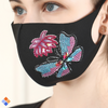 DIY-Maske Schmetterling mit Blume