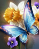 Laden Sie das Bild in den Galerie-Viewer, Schmetterling mit Blume