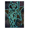 Laden Sie das Bild in den Galerie-Viewer, Katze Bunt | Glow in the Dark