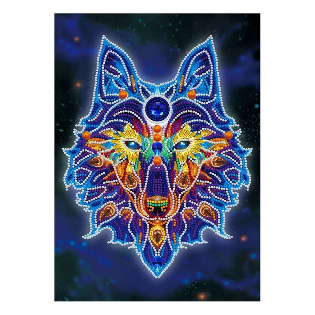 Mystischer Wolf | Glow in the Dark
