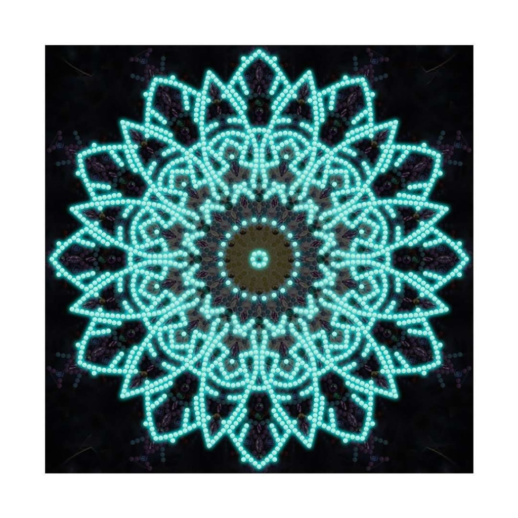 Mandala Lila | Glow in the Dark