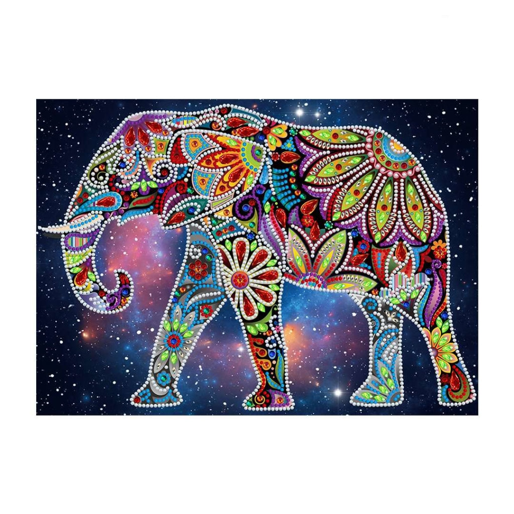 Elefant Mandala | Glow in the Dark