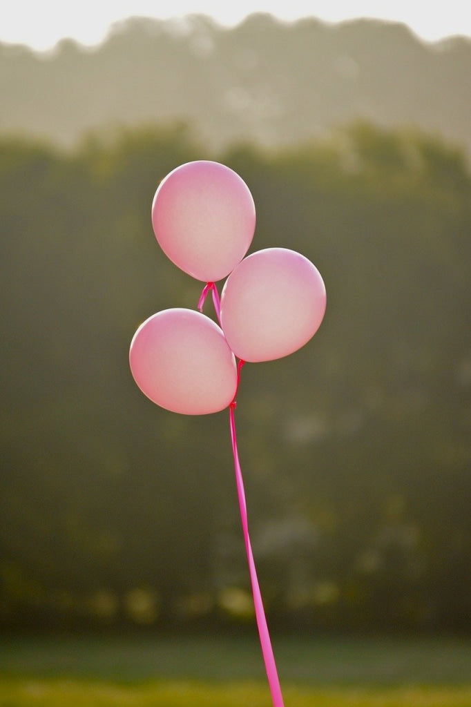 Pink Ribbon | Rosa Luftballons
