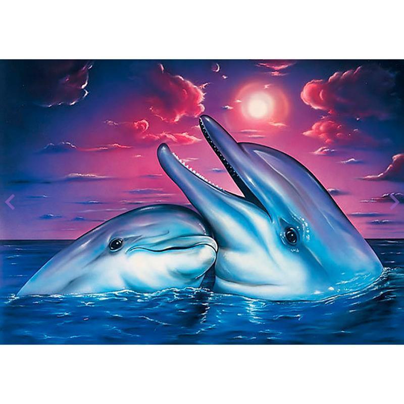 Delphin - Diamond Painting Welt 
