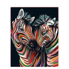 Bunte Zebras - Diamond Painting Welt 